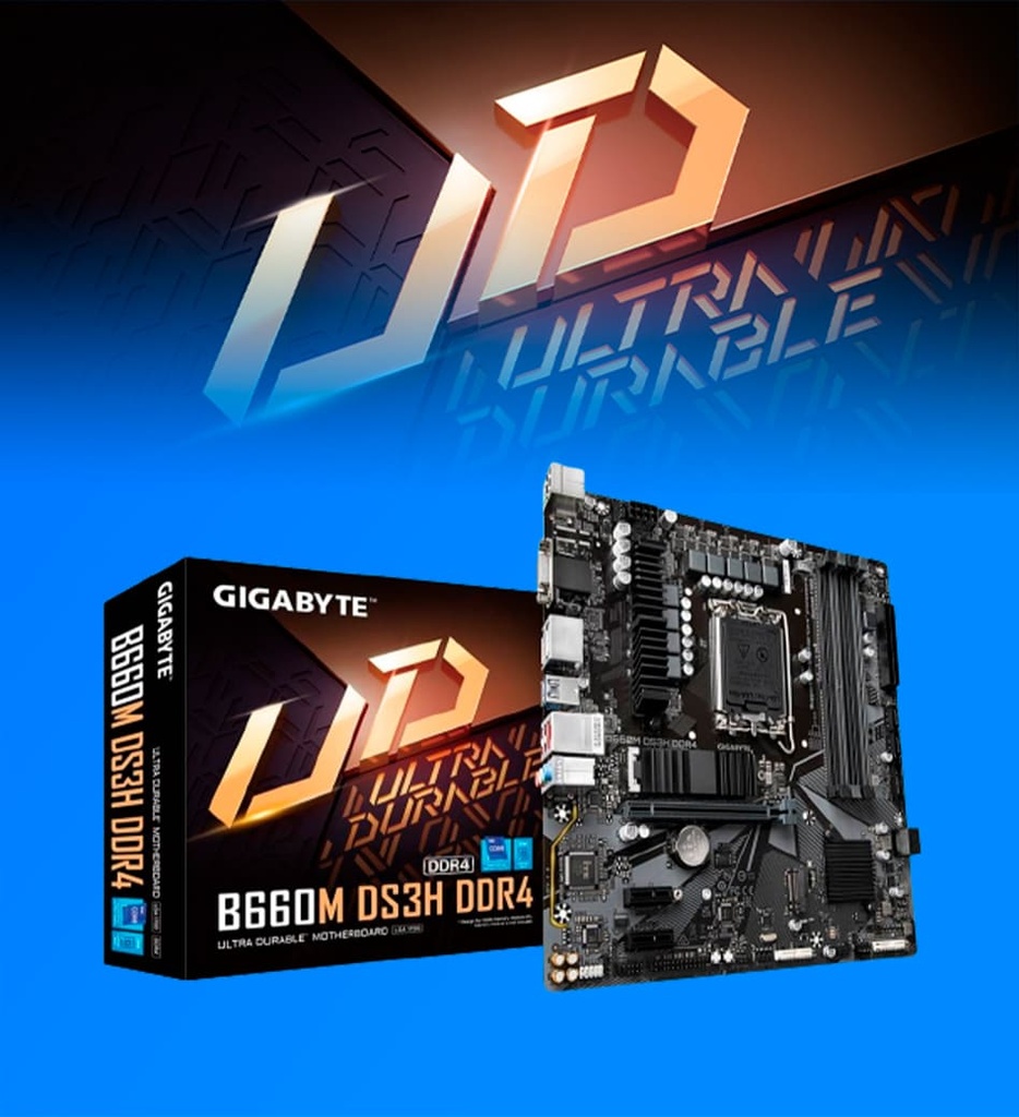 Tarjeta Madre Gigabyte B660M DS3H DDR4 1700 Tera Guatemala